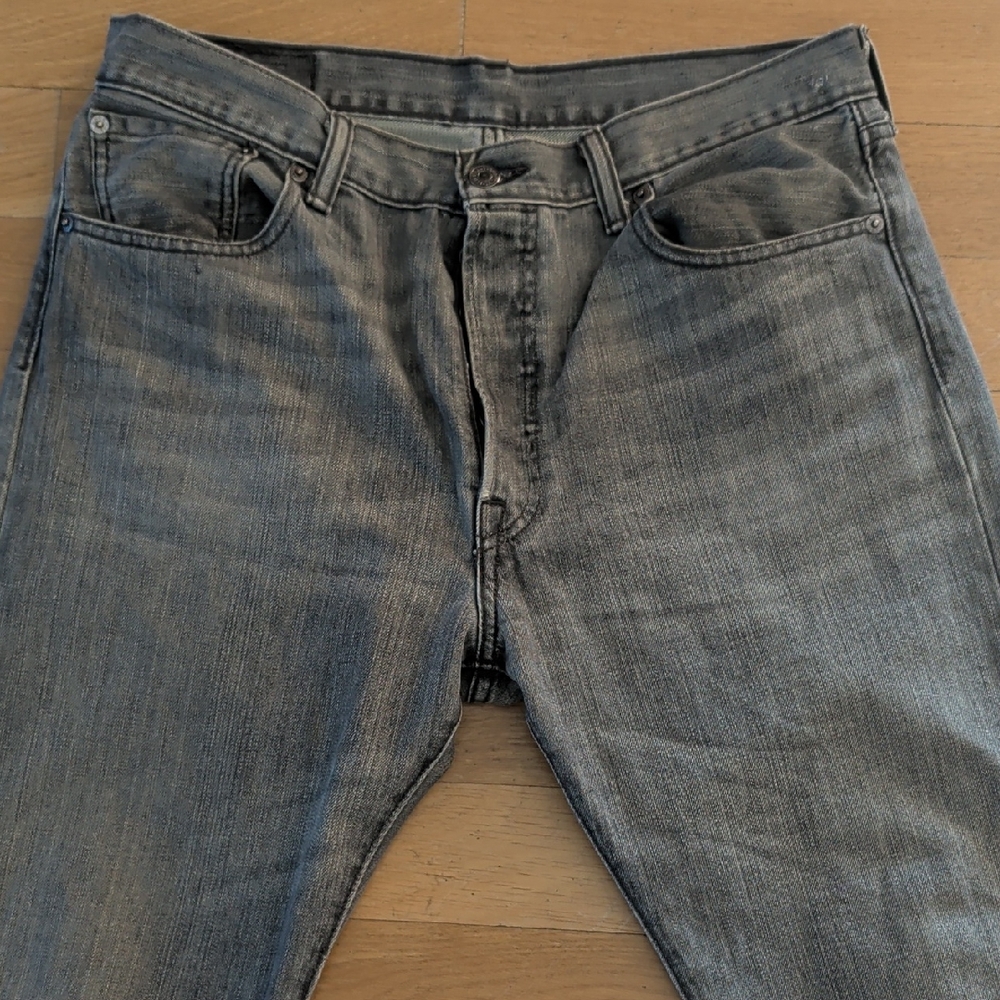 Levi's Men's Straight Jeans in Charcoal
